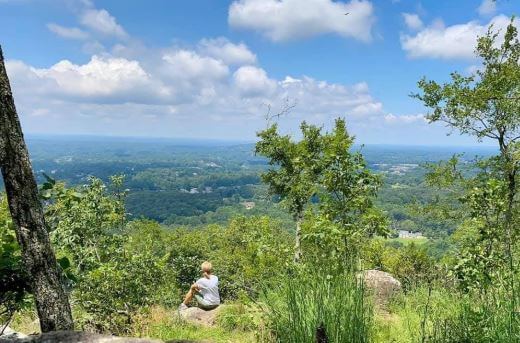 Heather Tesch losing herself in hiking.